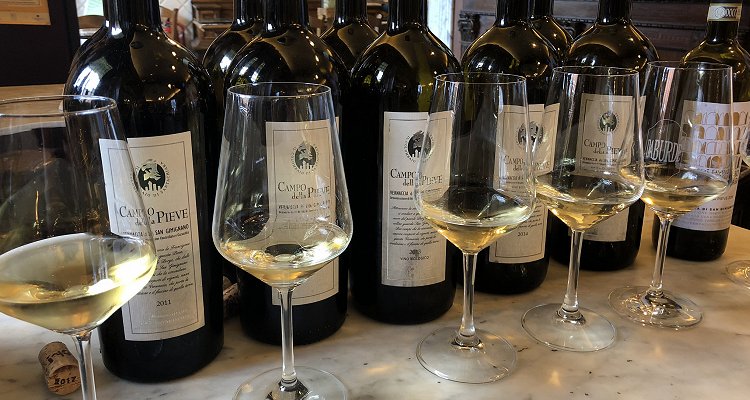 Il Colombaio di Santa Chiara: doppia verticale di Vernaccia di San Gimignano dal 2011 al 2016