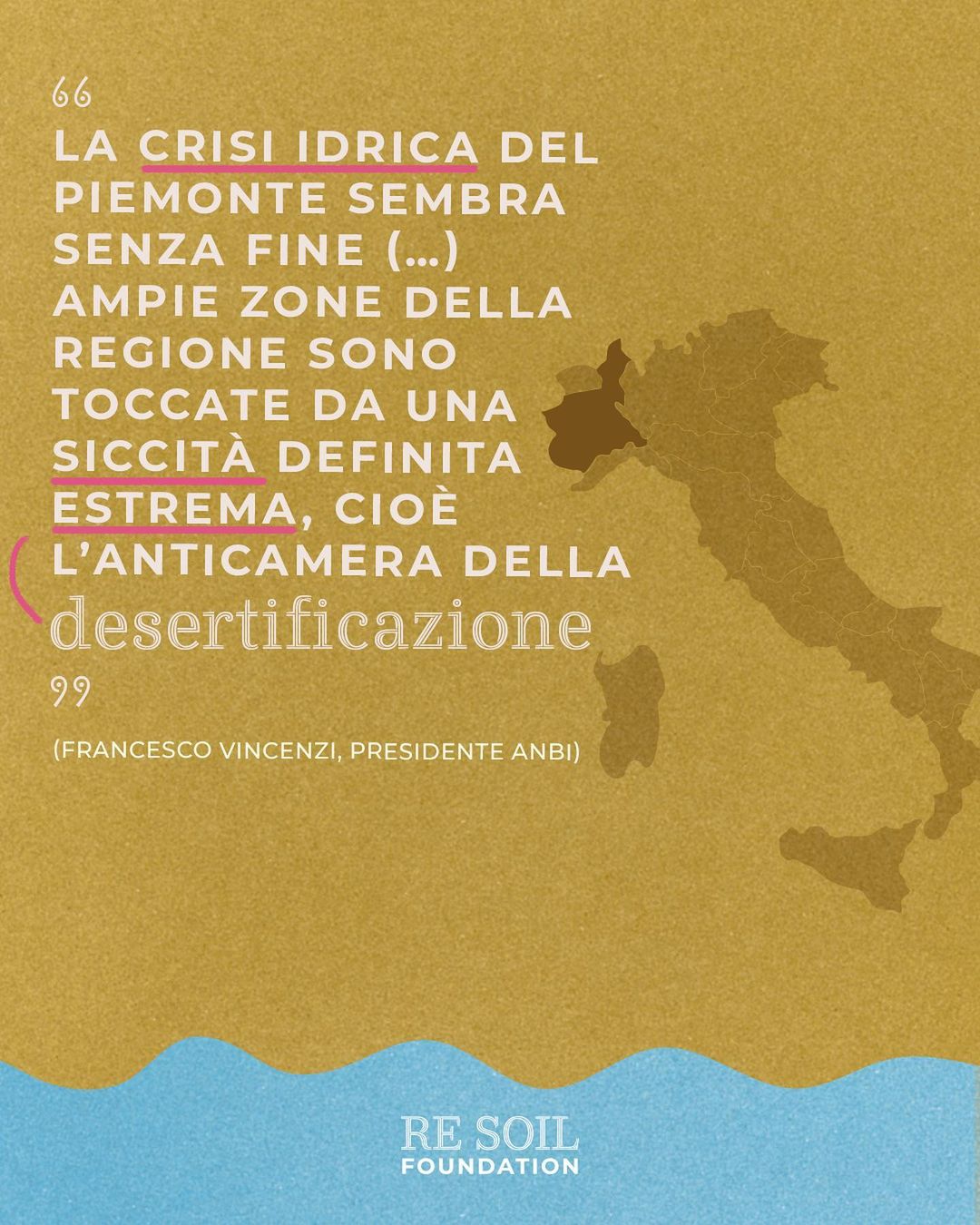 Crisi idrica Piemonte
