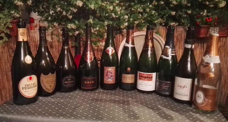 Batteria clamorosa di top Champagne 1996 (e Giulio Ferrari 1993 in mezzo)