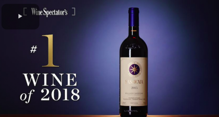 Sassicaia 2015 in cima alla Top 100 di Wine Spectator. Ecco i primi 10 vini spiegati bene