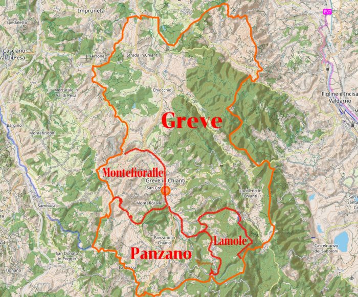 Greve + Panzano, Montefioralle, Lamole UGA