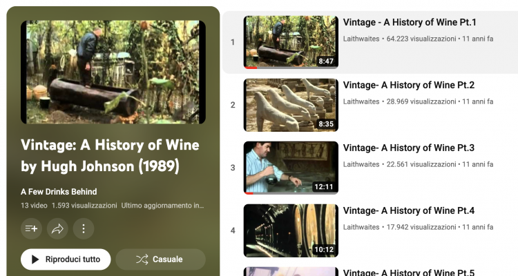 Vintage: A History of Wine | Tutte le puntate di Hugh Johnson sulla BBC (riassunte e con voto)