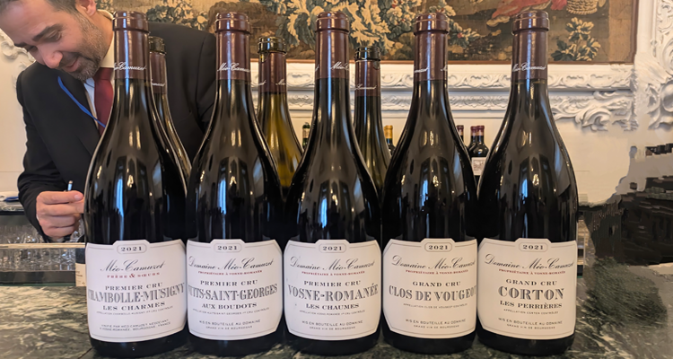 Domaine Méo-Camuzet | Orizzontale di cinque etichette 2021 tra Premier Cru e Grand Cru
