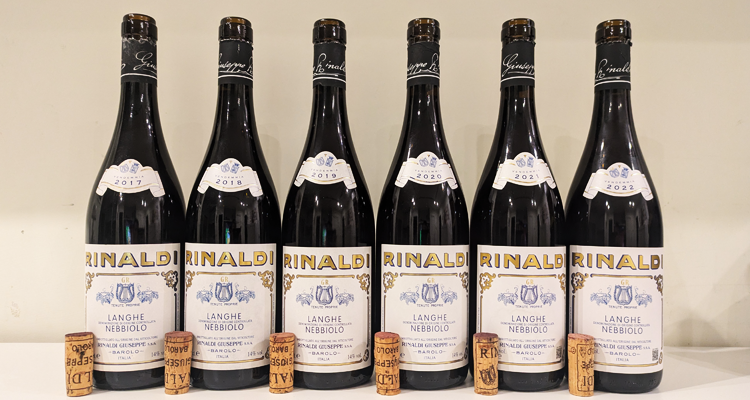 Che verticale | Sei annate del Langhe Nebbiolo di Giuseppe Rinaldi