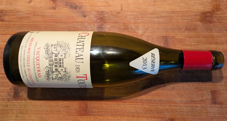 Più che un vino, un’esperienza | Vacqueyras 2013, Chateau des Tours